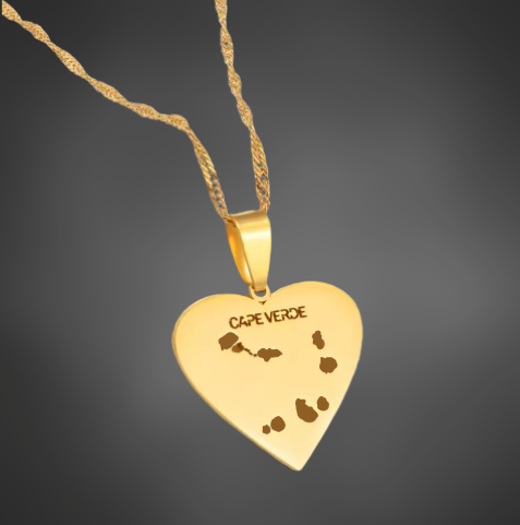 Pendentif Cap Vert Chaîne Torsadée