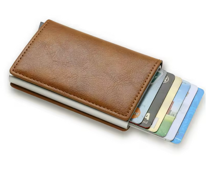 Porte-cartes RFID - Protection en cuir PU - Accessoire Homme et Femme