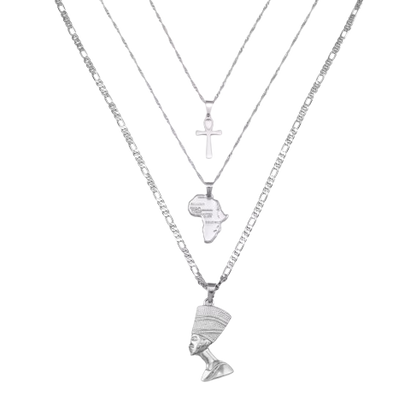 Pendentif Afrique Originelle 3 Pièces