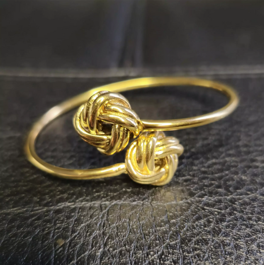 Bracelet Noeuds Plaqué or 18k