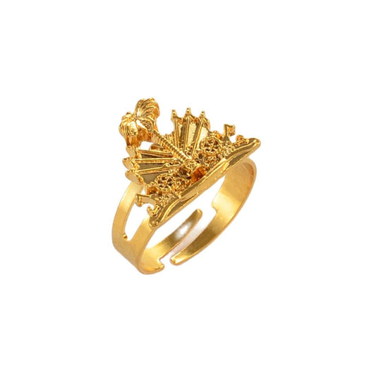 Bague Haïti - Golden Flag Collector