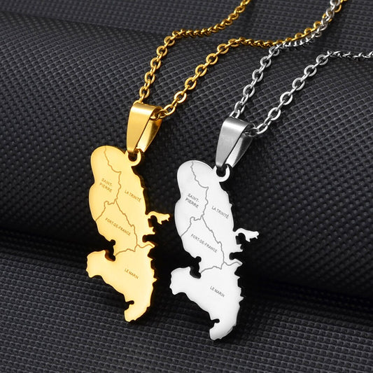 Pendentif Martinique Acier Inox