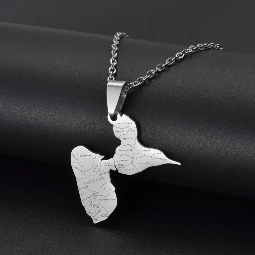 Collier Guadeloupe Gravé