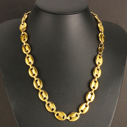 Collier et bracelet Graines de cafés Couleur Or ou Argent