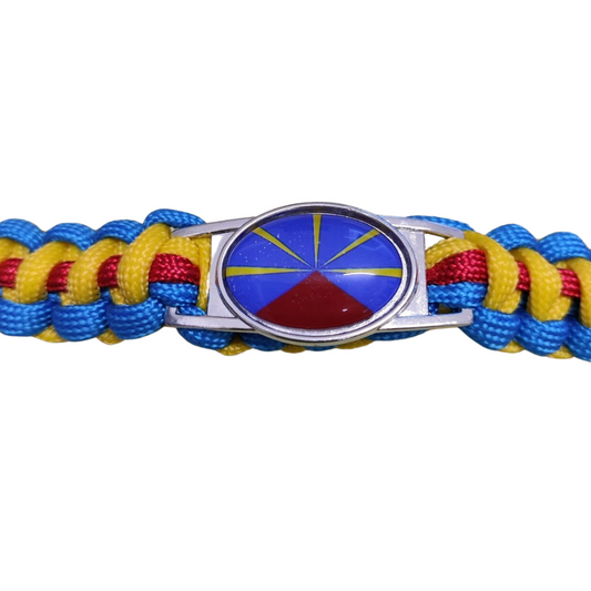 Bracelet La Réunion Drapeau Caribbean Prestige