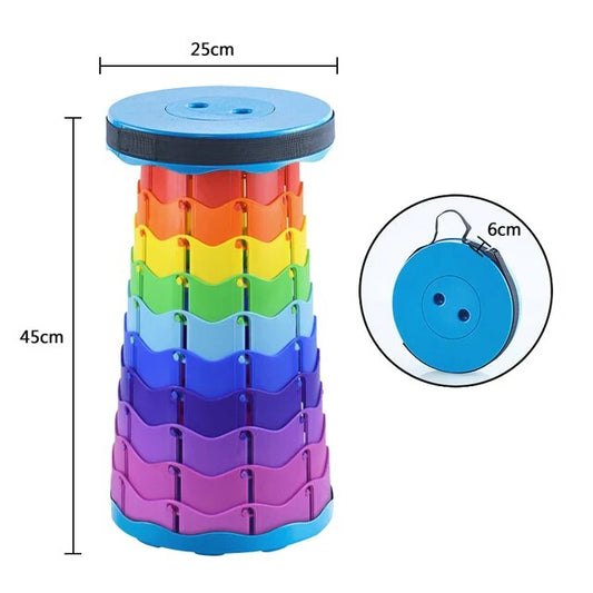 Tabouret Rétractable Rond 148 Kg Charge