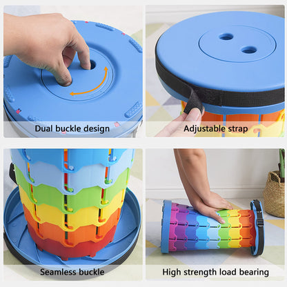Tabouret Rétractable Rond 148 Kg Charge