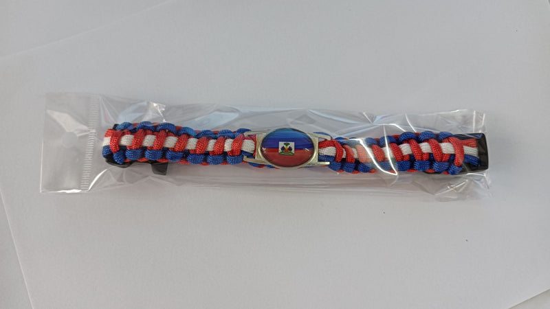 Bracelet Haïti Drapeau Caribbean Prestige