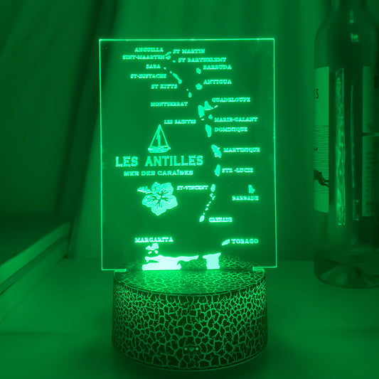 Lampe Les Antilles Mer des Caraïbes