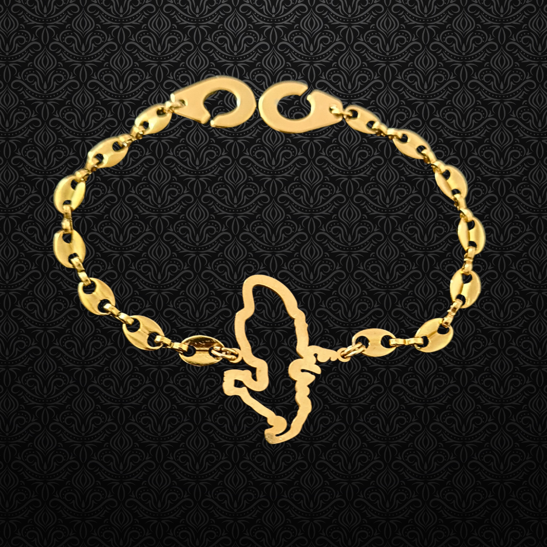 Movétan Bracelet Martinique Café Acier Inox