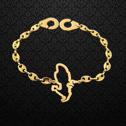 Movétan Bracelet Martinique Café Acier Inox